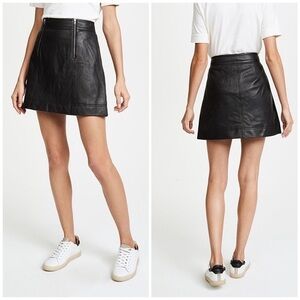 Madewell Uptown Leather Mini Skirt 12